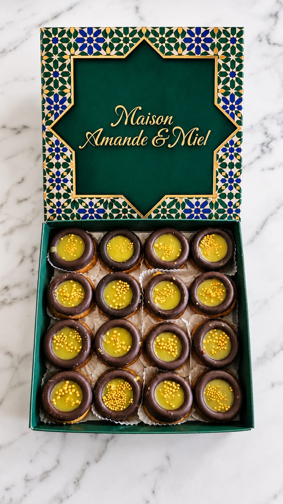 Coffret chocolat citron